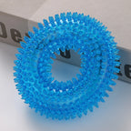 Dog Chew Ball Durable Spiky Squeaky