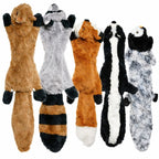 Dog Chew Toy Durable Fleece Mess-Free Squeaker & Crinkle