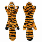 Dog Chew Toy Durable Fleece Mess-Free Squeaker & Crinkle