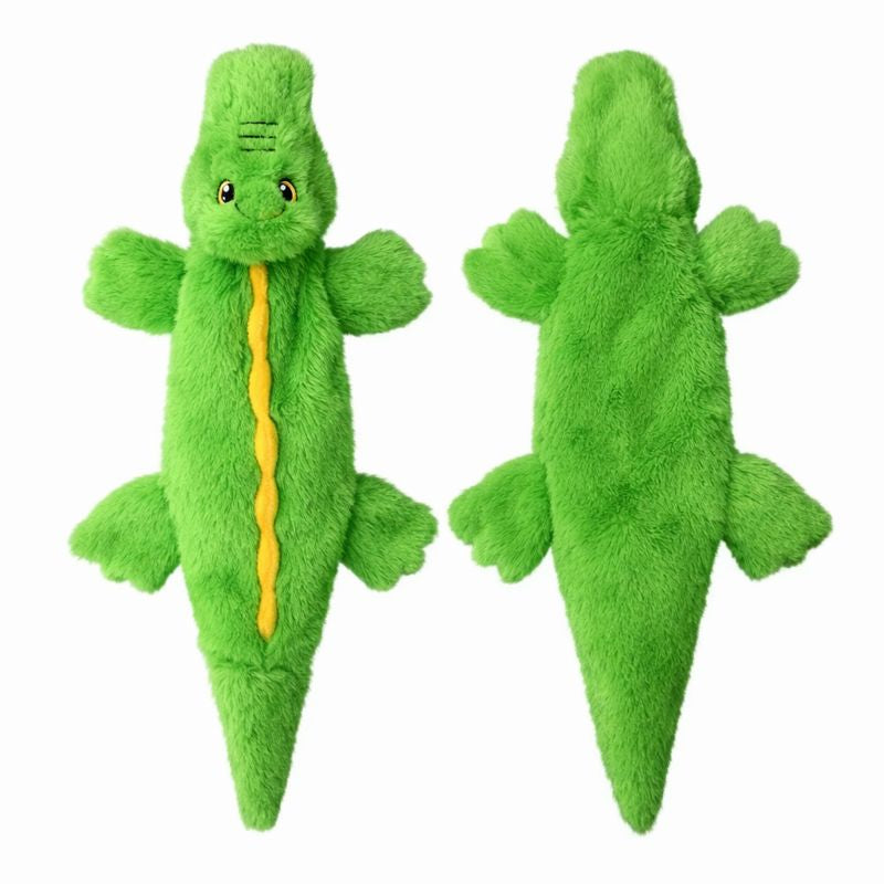 Dog Chew Toy Durable Fleece Mess-Free Squeaker & Crinkle