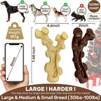 Dog Chew Toy Fork-Shaped Durable Nylon For Aggressive Chewers