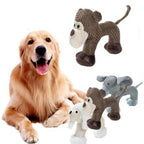 Dog Chew Toy Plush Built-In Squeaker Dental Care