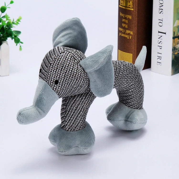 Dog Chew Toy Plush Built-In Squeaker Dental Care