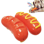Dog Chew Toy Squeaky Non-Toxic TPR Dental Ridges