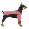 Dog Coat Fleece-Lined Quilted Zipper Closure