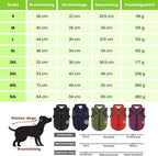 Dog Coat Insulated Water-Repellent Built-In Harness & Reflective Trim