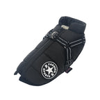 Dog Coat Insulated Water-Repellent Built-In Harness & Reflective Trim
