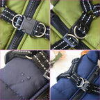Dog Coat Insulated Water-Repellent Built-In Harness & Reflective Trim