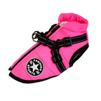 Dog Coat Integrated Harness Waterproof & Fleece-Lined Reflective Straps