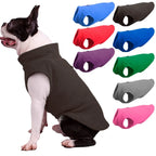 Dog Coat Weather-Resistant Fleece Adjustable Fit & Leash Ring