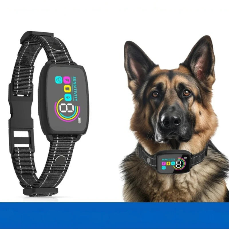Dog Collar AI Bark Detection Waterproof USB Rechargeable