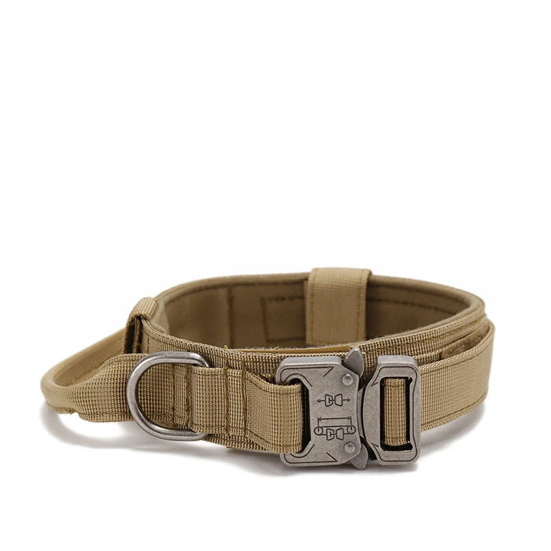 Dog Collar & Leash Set Tactical Imitation Nylon Adjustable