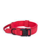 Dog Collar & Leash Set Tactical Imitation Nylon Adjustable