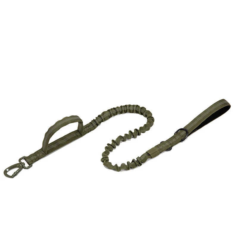 Dog Collar & Leash Set Tactical Imitation Nylon Adjustable