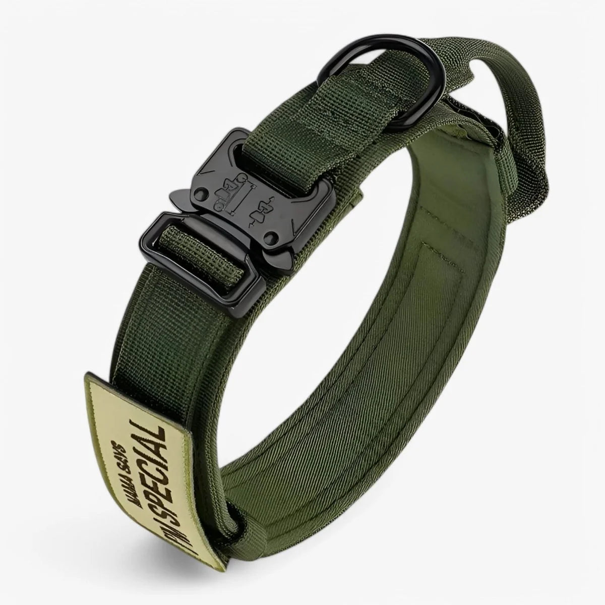 Dog Collar Padded Nylon Adjustable with Control Handle