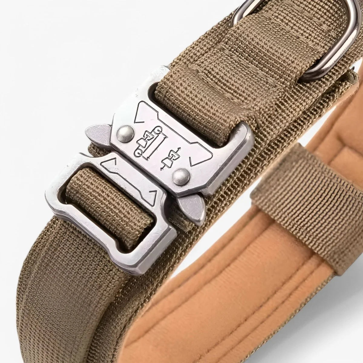 Dog Collar Padded Nylon Adjustable with Control Handle