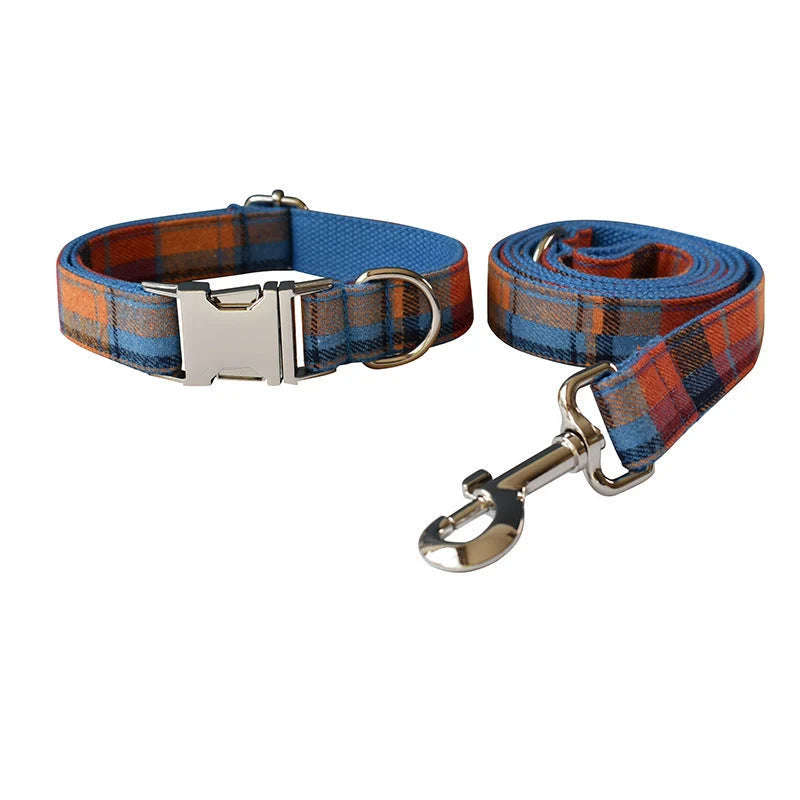 Dog Collar Velvet Cotton-Lined Alloy Buckle