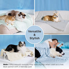 Dog Cooling Blanket Breathable Air-Core Fill Machine Washable