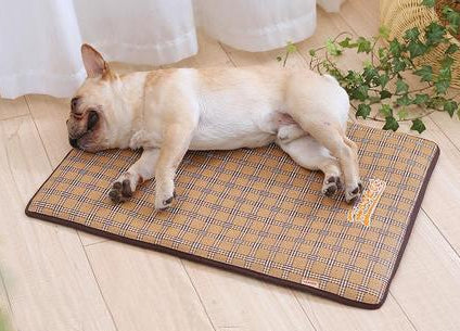 Dog Cooling Mat Breathable Soft Sponge Non-Slip Roll-Up