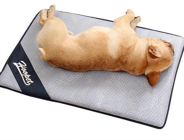 Dog Cooling Mat Breathable Soft Sponge Non-Slip Roll-Up