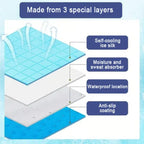 Dog Cooling Mat Gel-Free Cooling Fabric & Machine Washable