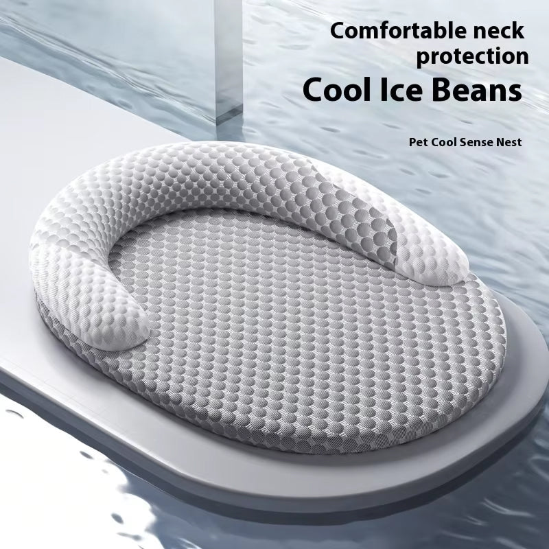Dog Cooling Mat Instant Cooling Fiber Waterproof & Non-Slip