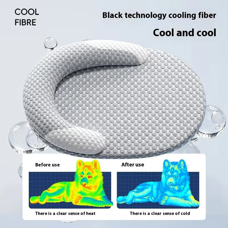 Dog Cooling Mat Instant Cooling Fiber Waterproof & Non-Slip
