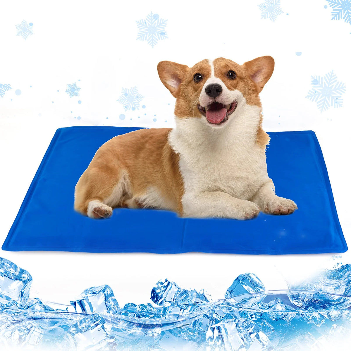 Dog Cooling Mat Pressure-Activated Gel Lightweight & Portable