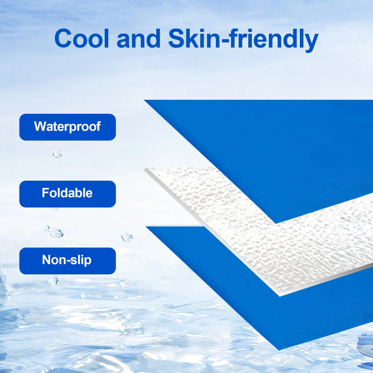 Dog Cooling Mat Pressure-Activated Gel Lightweight & Portable