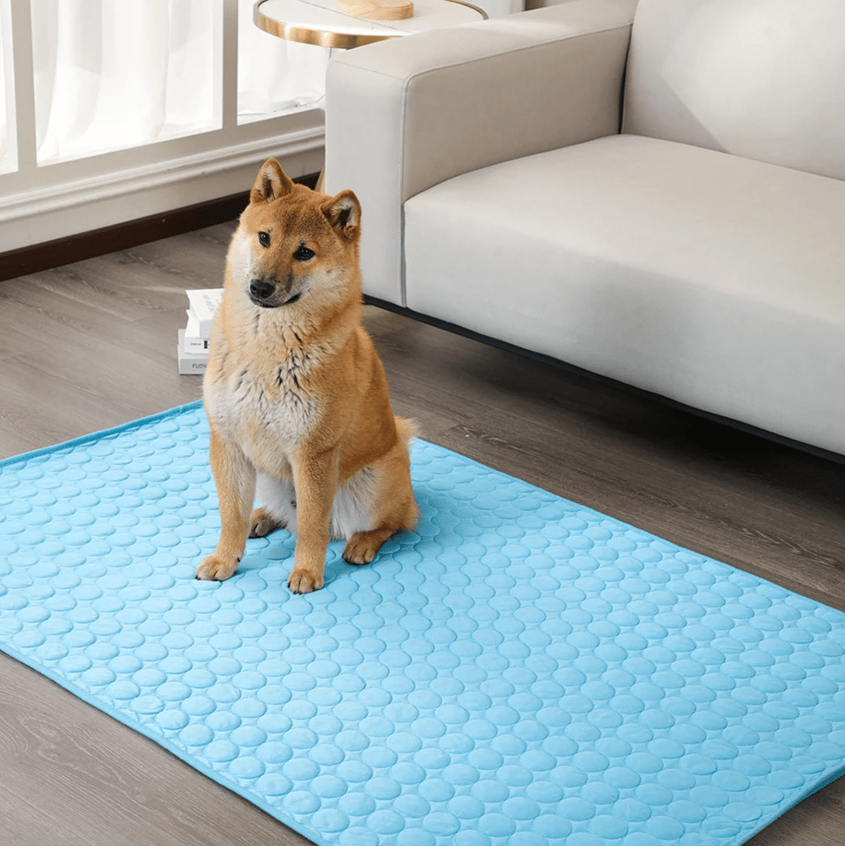 Dog Cooling Mat Pressure-Activated Gel Non-Slip & Machine Washable