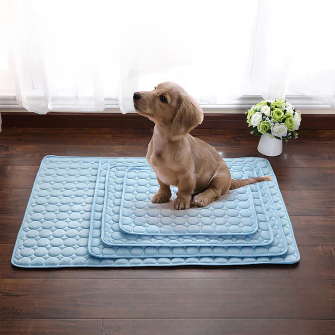 Dog Cooling Mat Pressure-Activated Gel Puncture-Resistant & Non-Toxic