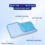 Dog Cooling Mat Pressure-Activated Lightweight & Portable