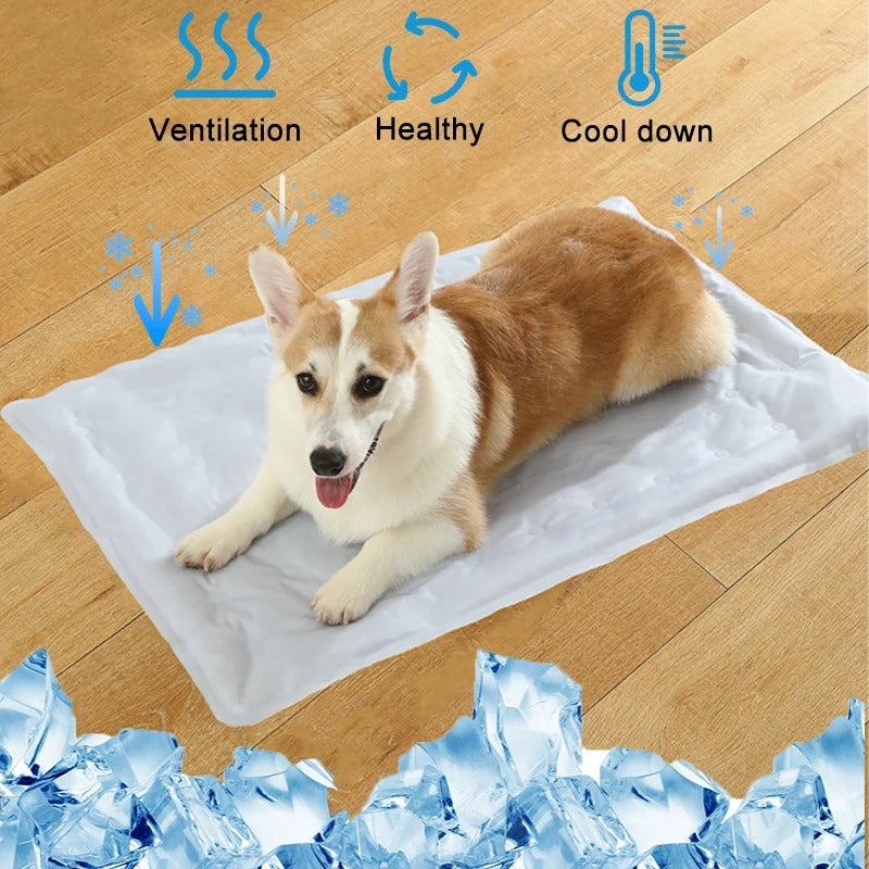 Dog Cooling Mat Self-Cooling Gel Waterproof Foldable