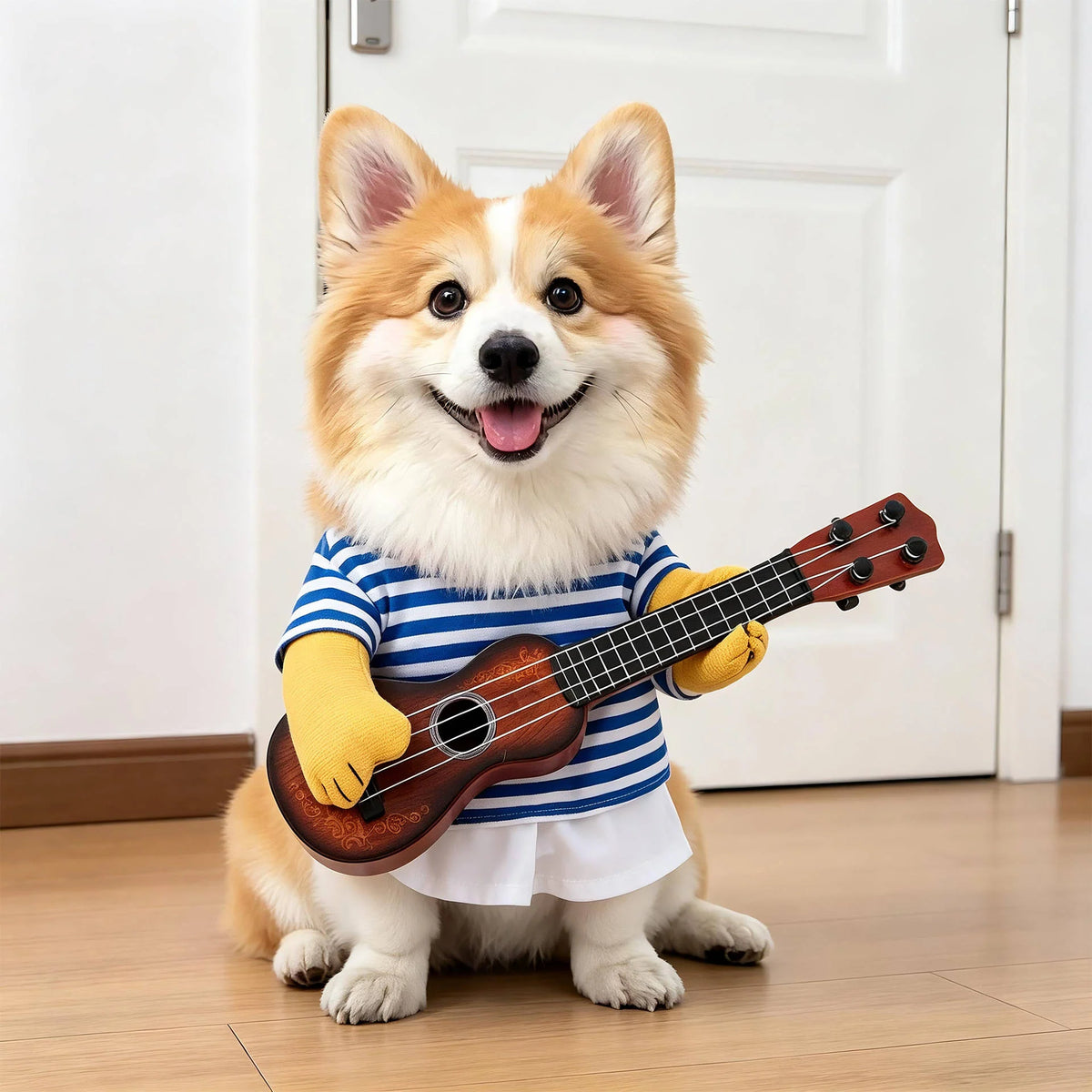 Dog Costume 3D Walking Illusion Padded Arms