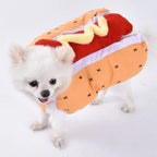 Dog Costume Hooded Step-In Hook-And-Loop Secure Fit