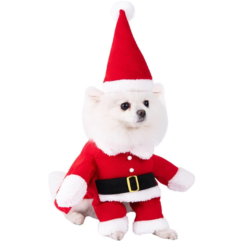 Dog Costume Hooded Step-In Hook-And-Loop Secure Fit