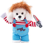 Dog Costume Hooded Step-In Hook-And-Loop Secure Fit