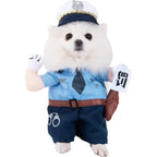 Dog Costume Hooded Step-In Hook-And-Loop Secure Fit