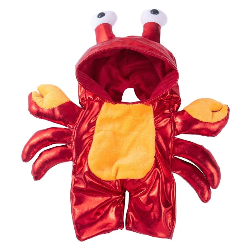 Dog Costume Hooded Step-In Hook-And-Loop Secure Fit