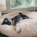 Dog Cushion Calming Ergonomic Plush Cover