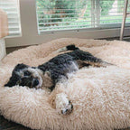 Dog Cushion Calming Ergonomic Plush Cover