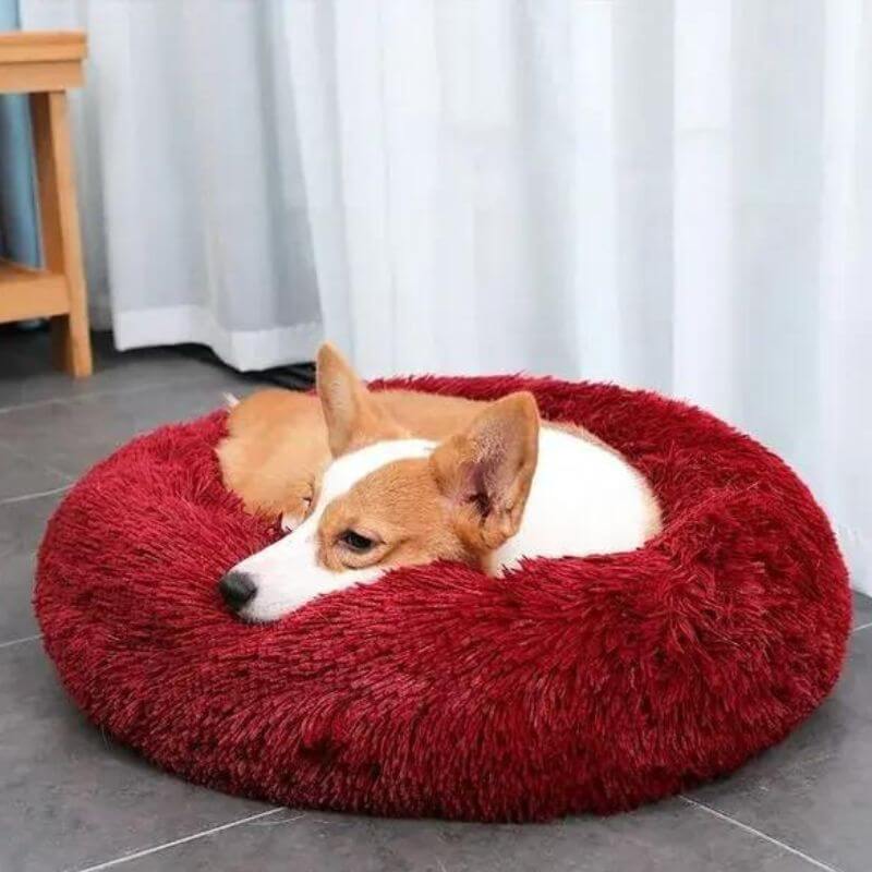 Dog Cushion Calming Ergonomic Plush Cover