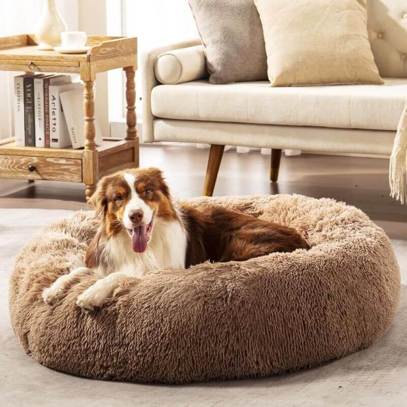 Dog Cushion Calming Ergonomic Plush Cover