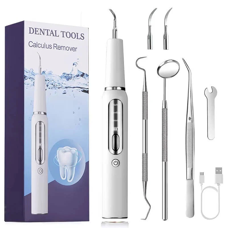 Dog Dental Cleaner Ultrasonic LED Gum-Protection
