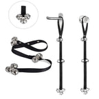 Dog Doorbell Lanyard Adjustable Cloth With Bell