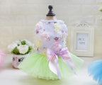 Dog Dress Princess-Style Slip-On Breathable Cotton