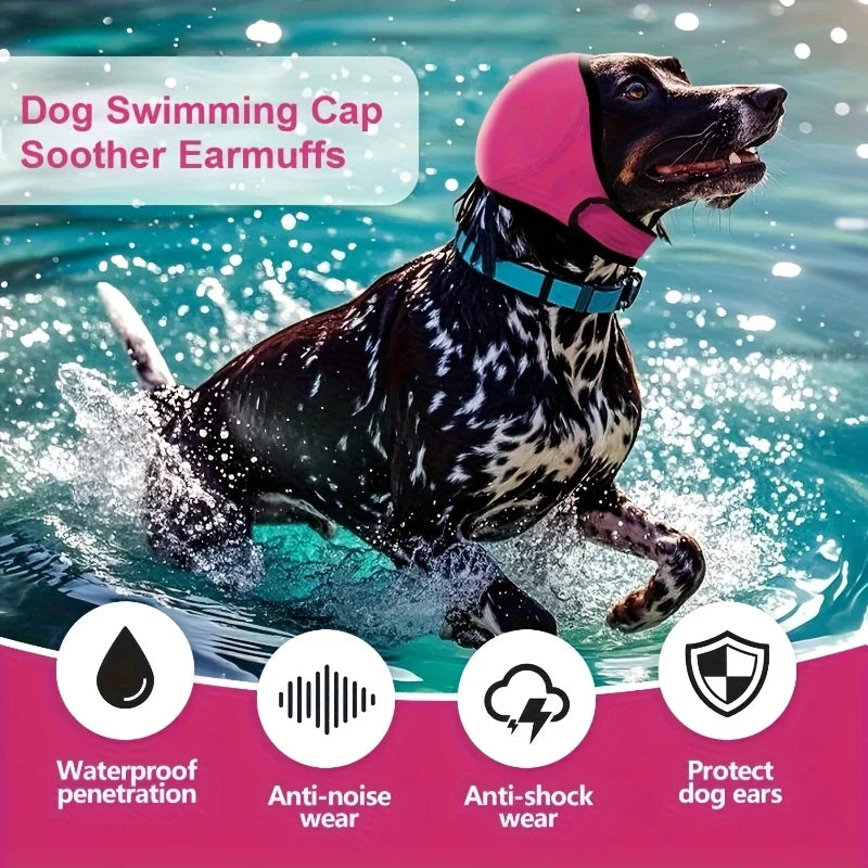 Dog Ear Protector Adjustable Noise-Reducing Soft Breathable Fabric