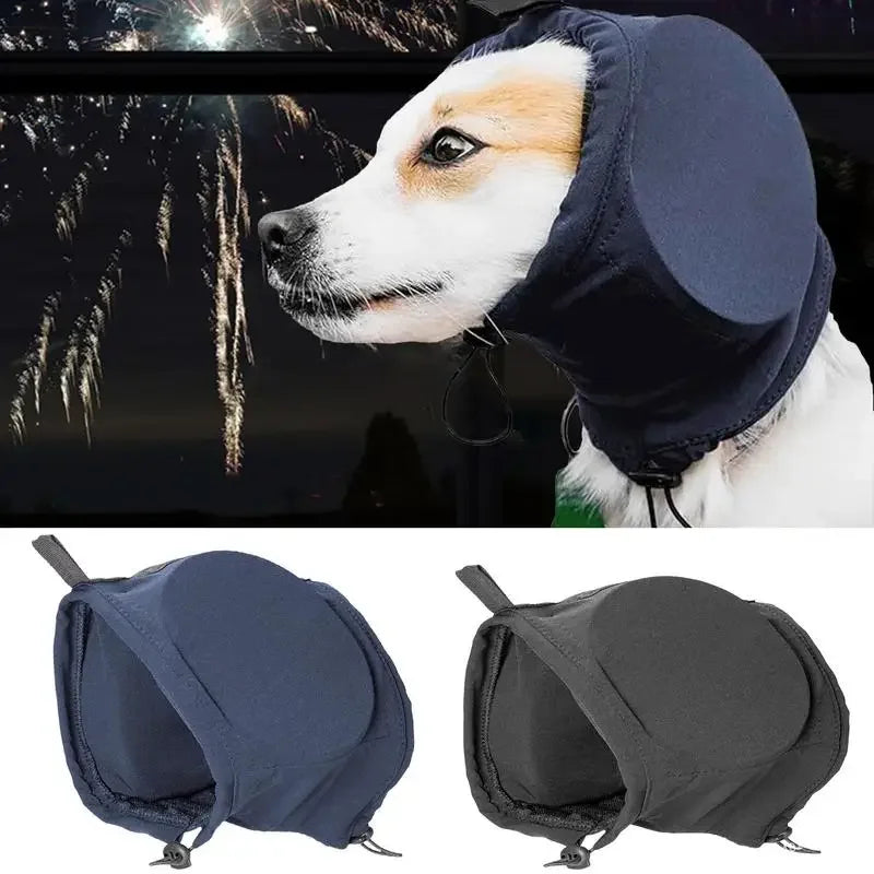 Dog Ear Protectors Noise-Reducing Padded & Adjustable Straps