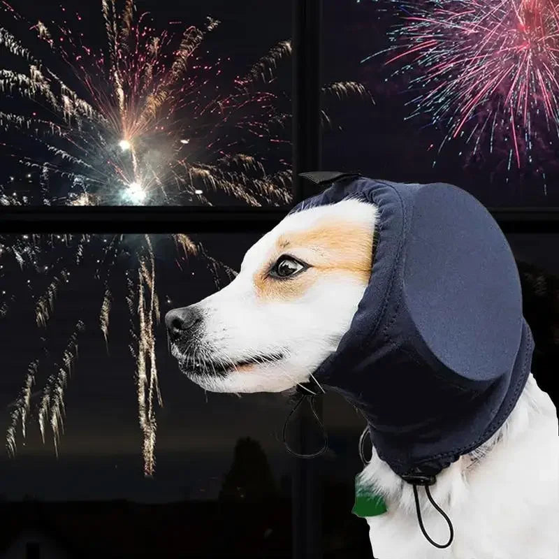 Dog Ear Protectors Noise-Reducing Padded & Adjustable Straps