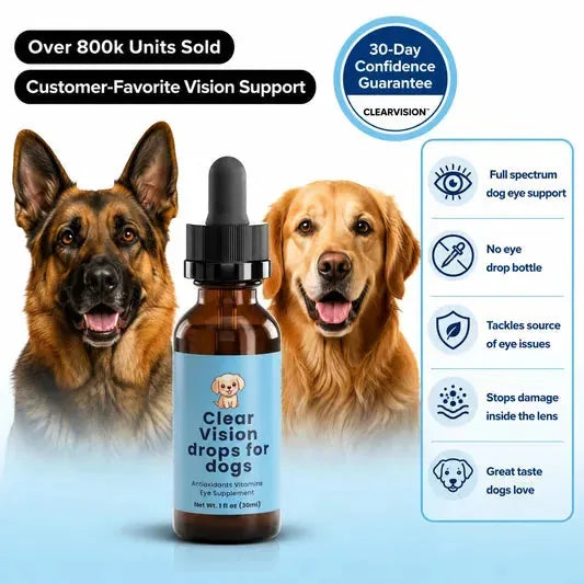 Dog Eye Support Drops Food-Additive Daily Use